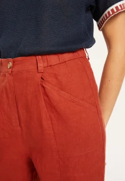 Maison Montagut Pantalons>Pantalon A Poches En Lin - Victoire