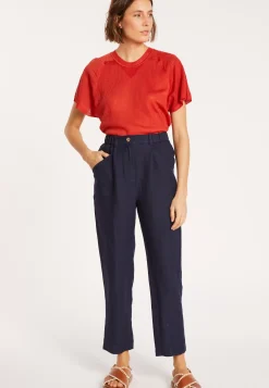 Maison Montagut Pantalons>Pantalon A Poches En Lin - Victoire