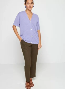 Maison Montagut Pantalons>Pantalon Casual En Lin - Toscane