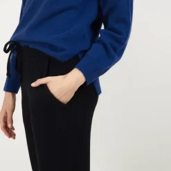 Maison Montagut Pantalons>Pantalon Droit En Cachemire Et Laine Melange - Gessy