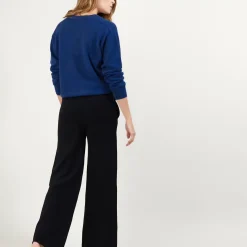 Maison Montagut Pantalons>Pantalon Droit En Cachemire Et Laine Melange - Gessy
