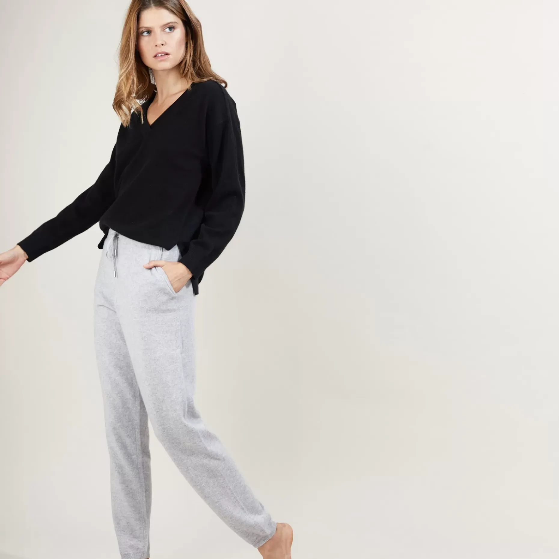 Maison Montagut Pantalons>Pantalon En Cachemire - Bora