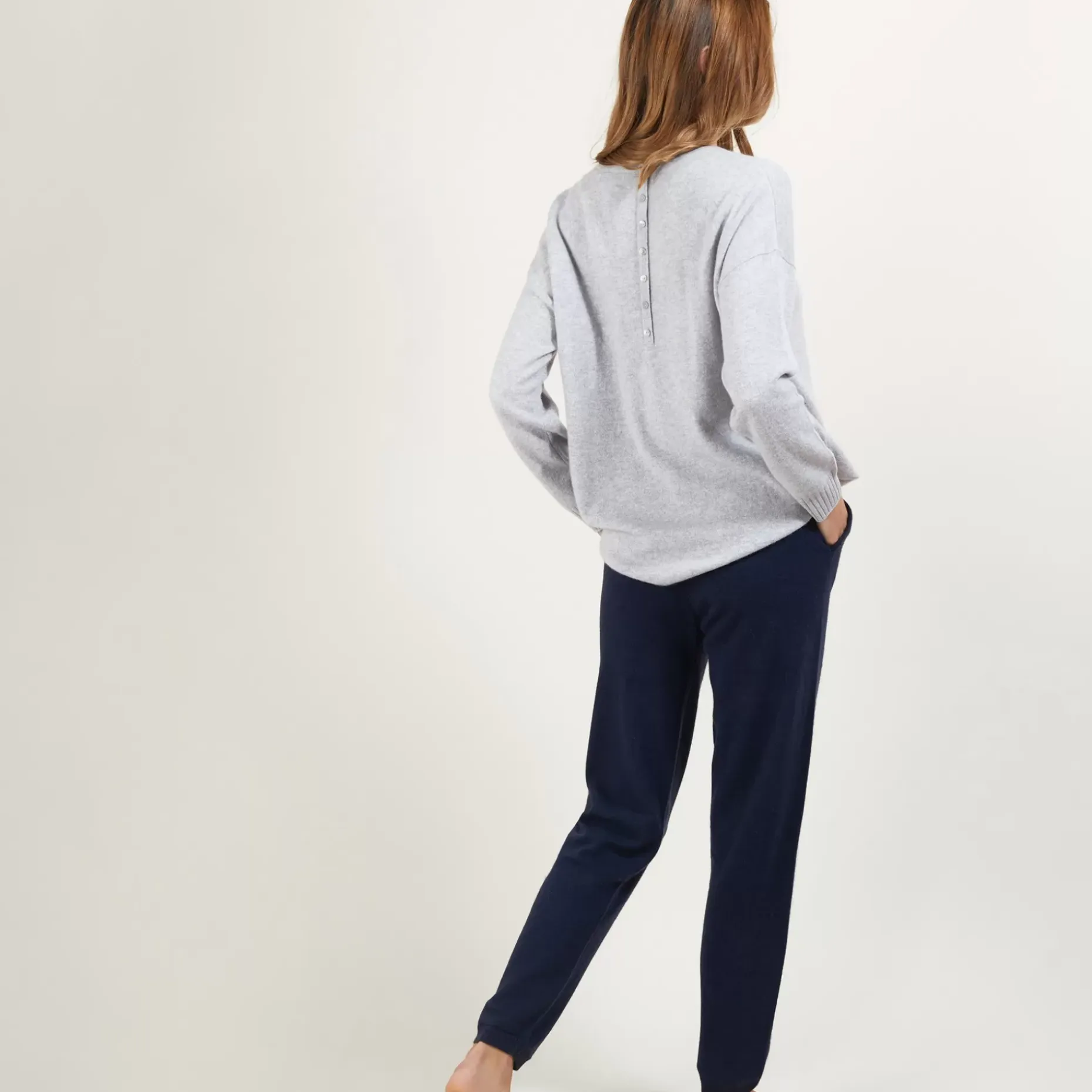 Maison Montagut Pantalons>Pantalon En Cachemire - Bora