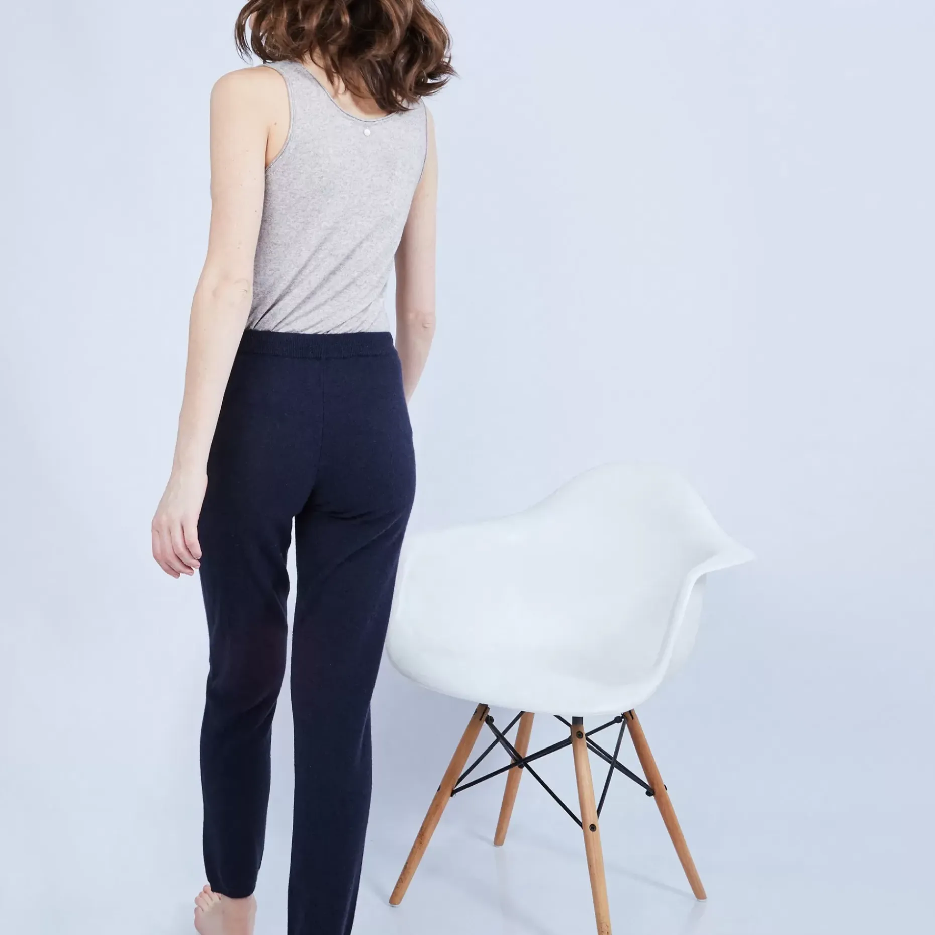 Maison Montagut Pantalons>Pantalon En Cachemire - Horizon
