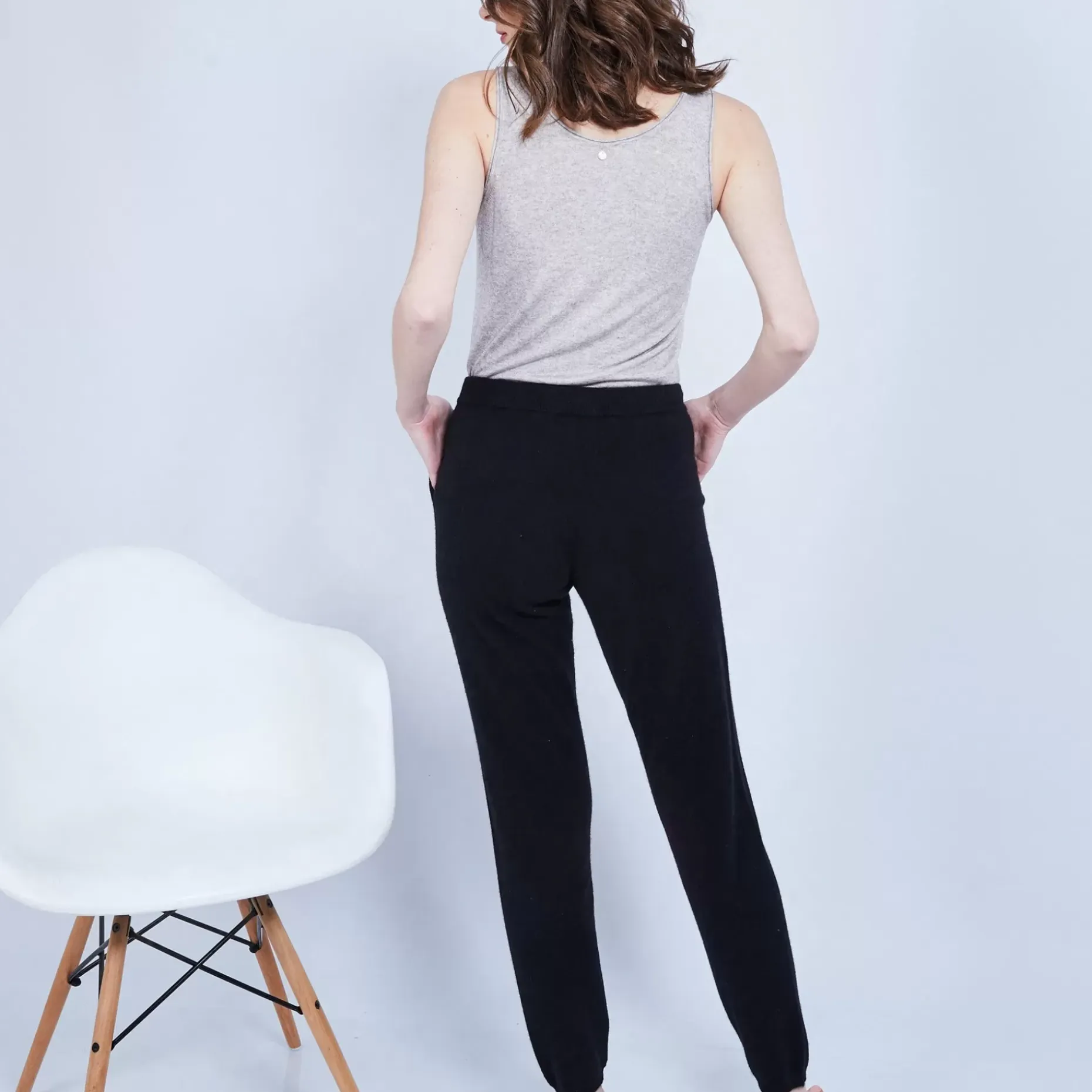 Maison Montagut Pantalons>Pantalon En Cachemire - Horizon