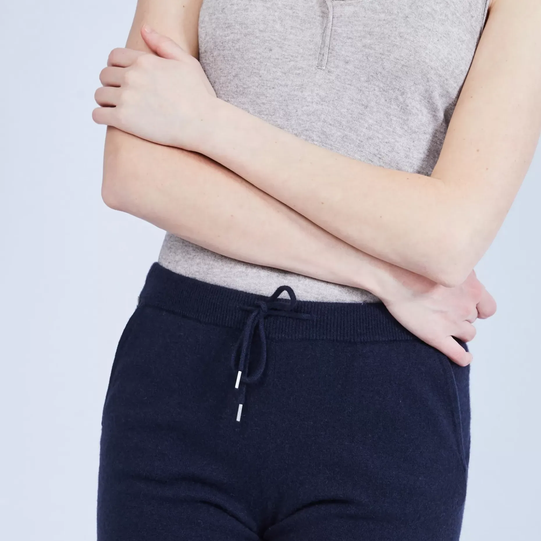 Maison Montagut Pantalons>Pantalon En Cachemire - Horizon