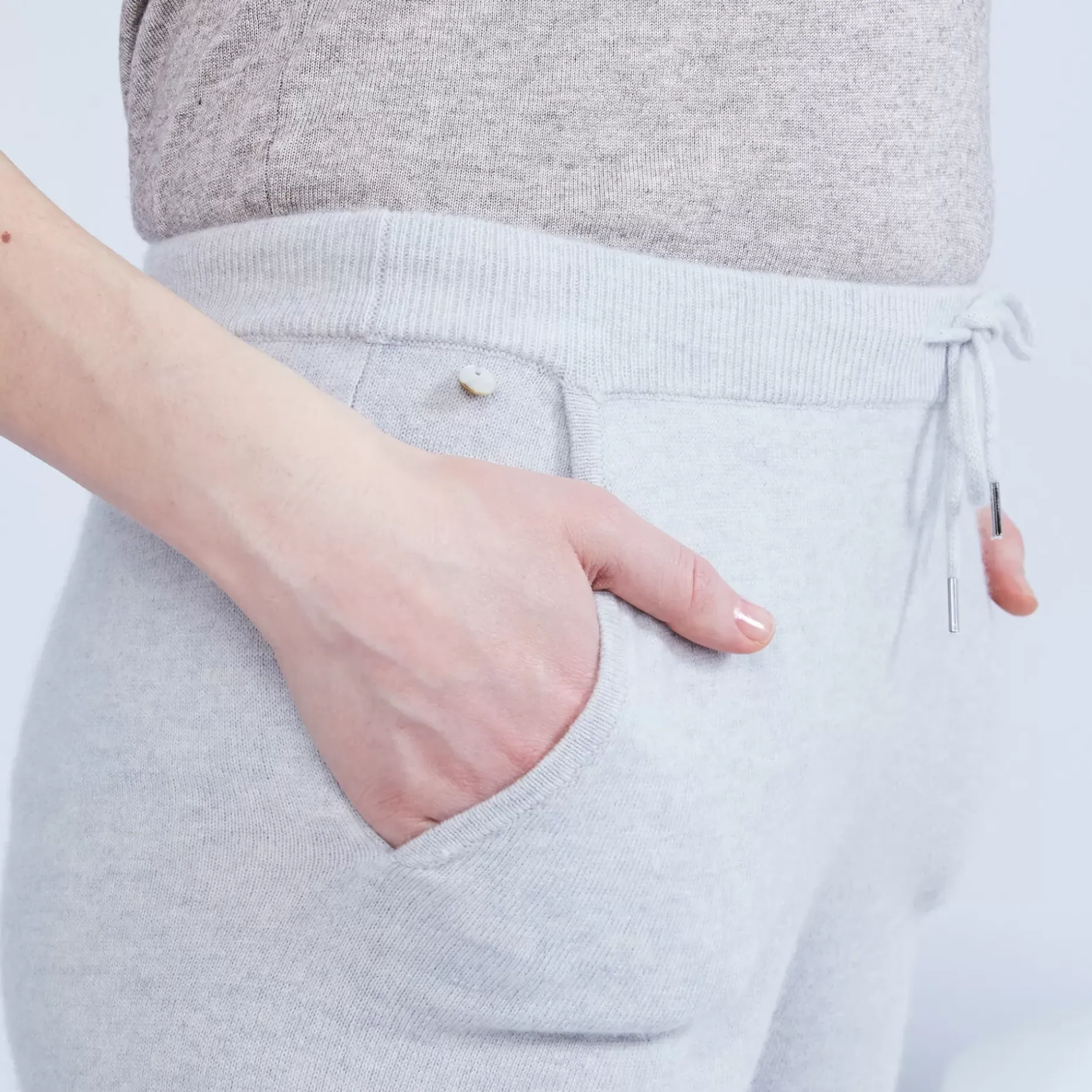 Maison Montagut Pantalons>Pantalon En Cachemire - Horizon