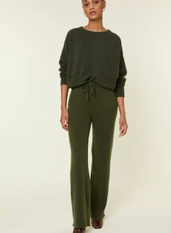 Maison Montagut Pantalons>Pantalon Fluide En Laine Et Cachemire - Galya