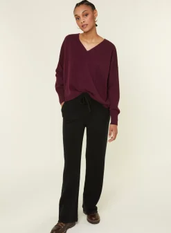 Maison Montagut Pantalons>Pantalon Fluide En Laine Et Cachemire - Galya