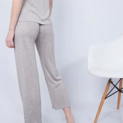 Maison Montagut Pantalons>Pantalon Large En Bambou Cachemire - Hammam