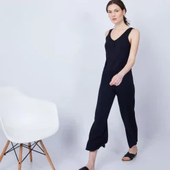 Maison Montagut Pantalons>Pantalon Large En Bambou Cachemire - Hammam