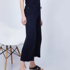 Maison Montagut Pantalons>Pantalon Large En Bambou Cachemire - Hammam