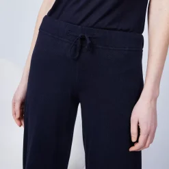Maison Montagut Pantalons>Pantalon Large En Bambou Cachemire - Hammam