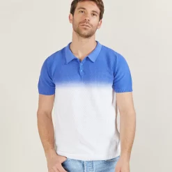 Maison Montagut Polos>Polo Degrade En Coton Et Lin - Django