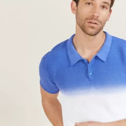 Maison Montagut Polos>Polo Degrade En Coton Et Lin - Django