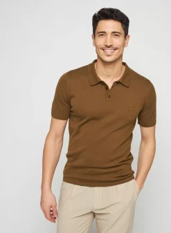Maison Montagut Polos>Polo En Coton Bio Avec Logo - Richie