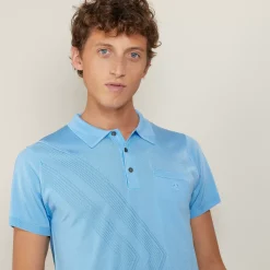 Maison Montagut Fil Lumiere Pour Lui>Polo En Fil Lumiere A Fleches - Billy