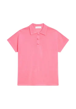 Maison Montagut T-Shirts>Polo En Fil Lumiere - Melisse