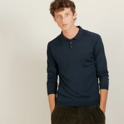 Maison Montagut Polos>Polo En Laine Et Soie - Bartev