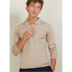 Maison Montagut Polos>Polo En Laine Et Soie - Bartev