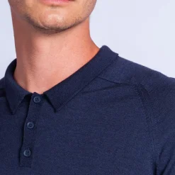 Maison Montagut Polos>Polo En Laine Et Soie - Ferat