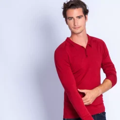 Maison Montagut Polos>Polo En Laine Et Soie - Ferat