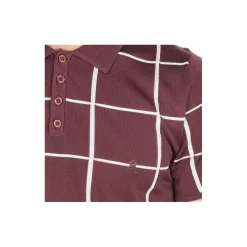 Maison Montagut Fil Lumiere Pour Lui>Polo Homme Carreaux Fil Lumiere - Marin
