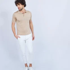 Maison Montagut Fil Lumiere Pour Lui>Polo Manches Courtes En Fil Lumiere - Vadim