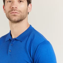 Maison Montagut Polos>Polo Manches Longues En Laine Merinos - Beryl