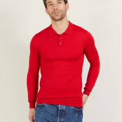 Maison Montagut Polos>Polo Manches Longues En Laine Merinos - Beryl