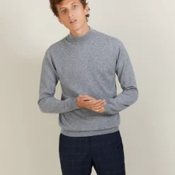 Maison Montagut Pulls>Pull A Col Montant En Cachemire - Balzan