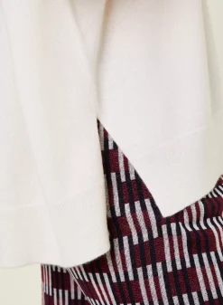 Maison Montagut Pulls>Pull Ample A Fentes Col V En Cachemire - Alienor