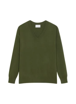Maison Montagut Pulls>Pull Ample A Fentes Col V En Cachemire - Alienor