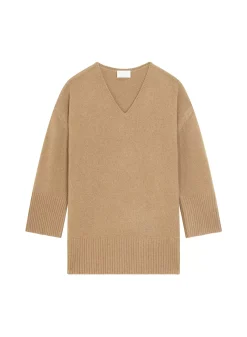 Maison Montagut Pulls>Pull Ample A Fentes En Cachemire Melange - Darius