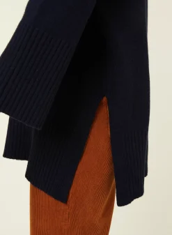 Maison Montagut Pulls>Pull Ample A Fentes En Cachemire Melange - Darius
