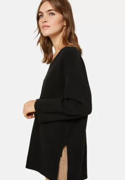 Maison Montagut Pulls>Pull Ample A Fentes En Cachemire Melange - Darius