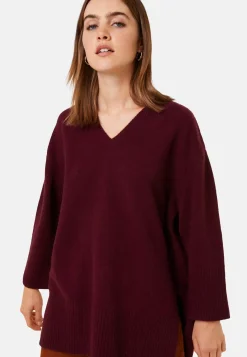 Maison Montagut Pulls>Pull Ample A Fentes En Cachemire Melange - Darius