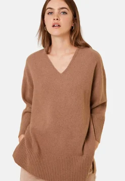Maison Montagut Pulls>Pull Ample A Fentes En Cachemire Melange - Darius