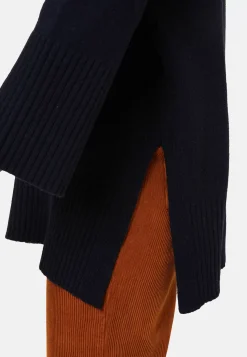 Maison Montagut Pulls>Pull Ample A Fentes En Cachemire Melange - Darius