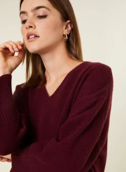 Maison Montagut Pulls>Pull Ample A Fentes En Cachemire Melange - Darius