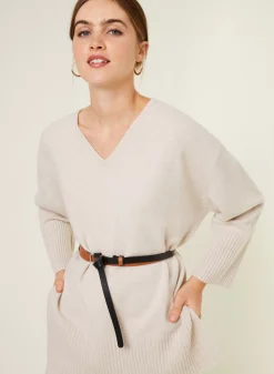 Maison Montagut Pulls>Pull Ample A Fentes En Cachemire Melange - Darius