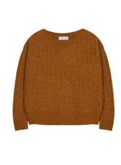 Maison Montagut Pulls>Pull Ample A Jeux De Points En Laine Cocon - Gassia