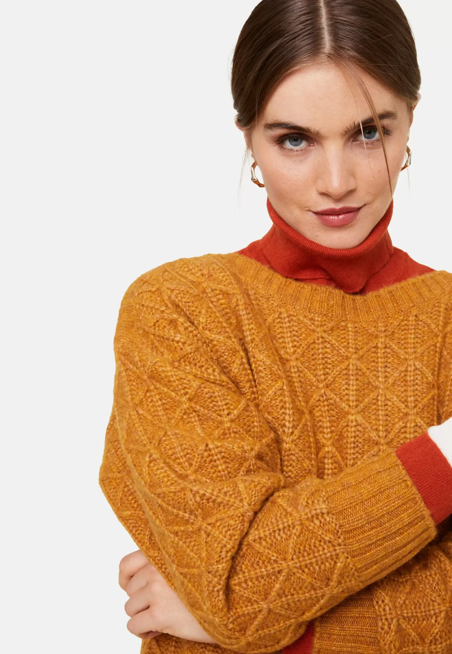 Maison Montagut Pulls>Pull Ample A Jeux De Points En Laine Cocon - Gassia