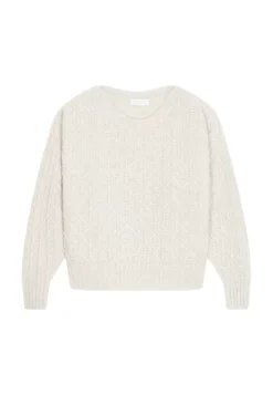 Maison Montagut Pulls>Pull Ample A Jeux De Points En Laine Cocon - Gassia