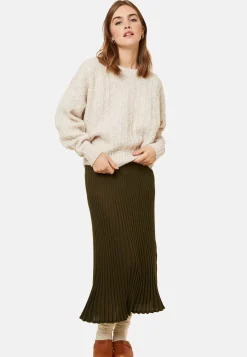 Maison Montagut Pulls>Pull Ample A Jeux De Points En Laine Cocon - Gassia