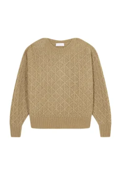 Maison Montagut Pulls>Pull Ample A Jeux De Points En Laine Cocon - Gassia