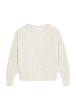 Maison Montagut Pulls>Pull Ample A Jeux De Points En Laine Cocon - Gassia