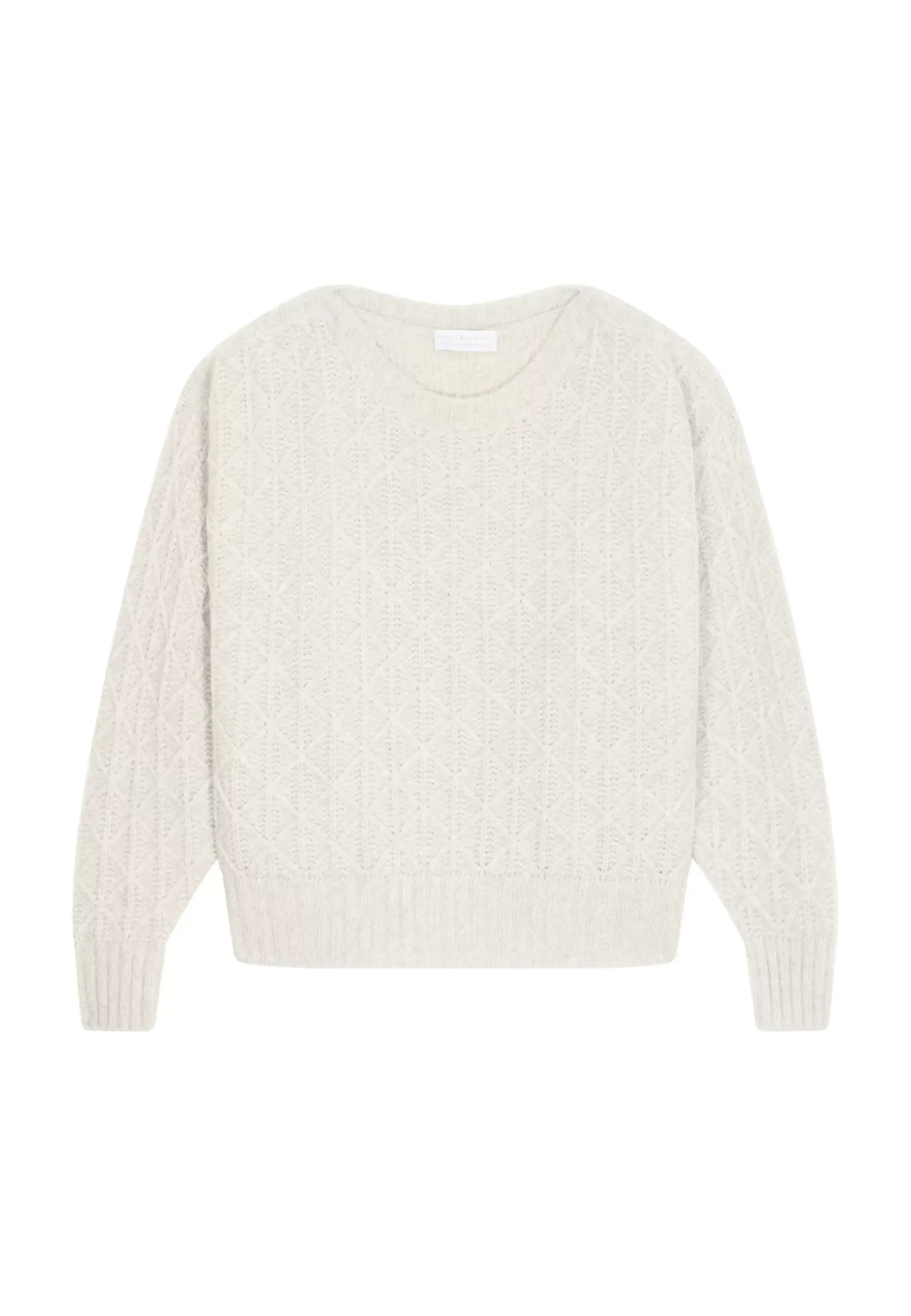 Maison Montagut Pulls>Pull Ample A Jeux De Points En Laine Cocon - Gassia