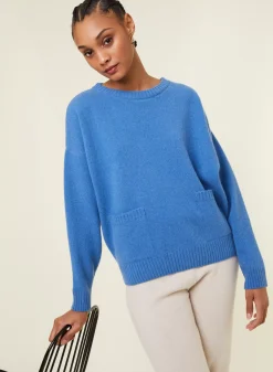 Maison Montagut Pulls>Pull Ample A Poches En Cachemire Melange - Davina