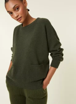 Maison Montagut Pulls>Pull Ample A Poches En Cachemire Melange - Davina